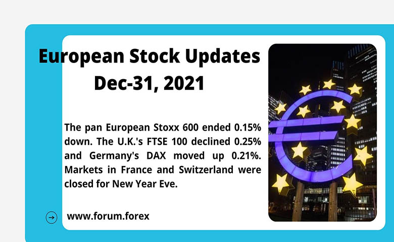 European Stock Updates Dec-31, 2021