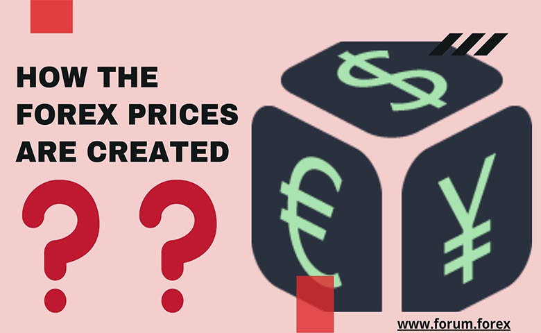 How the forex price are created?