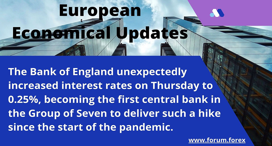 The Bank of England unexpectedly increased interest rates on Thursday to 0.25%, becoming the f...jpg
