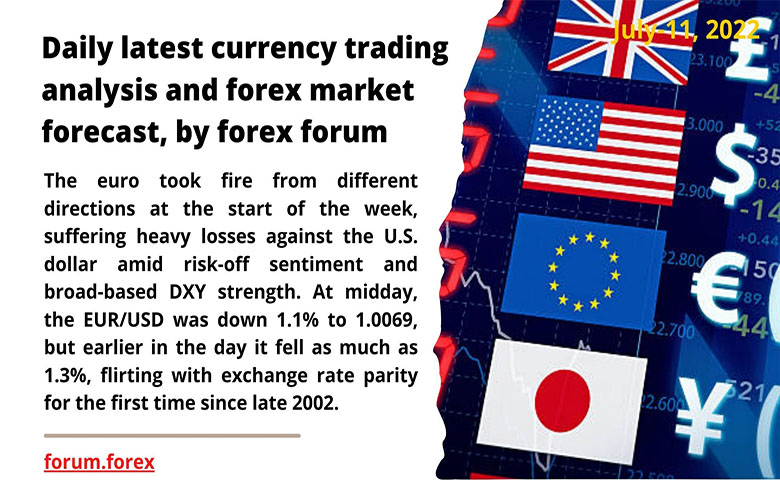 currency trading analysis, july-11, 2022