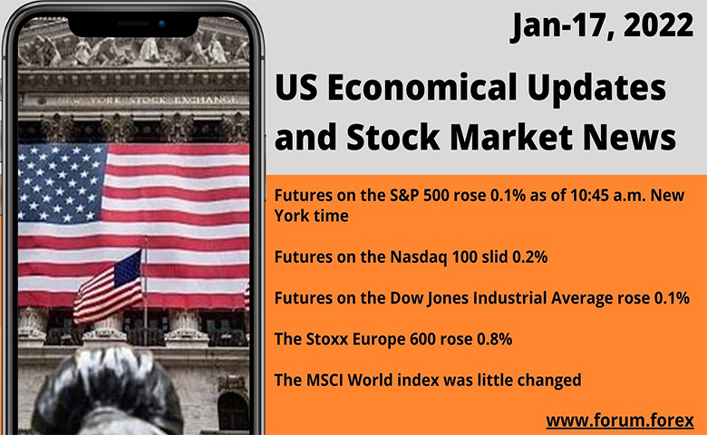 US economical news and stock updates, jan -17, 2022